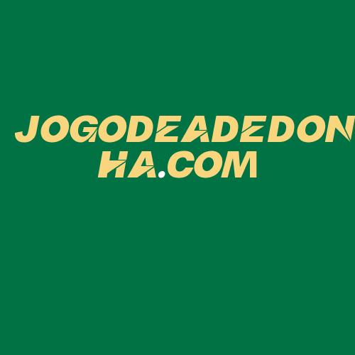 Logo da JOGODEADEDONHA